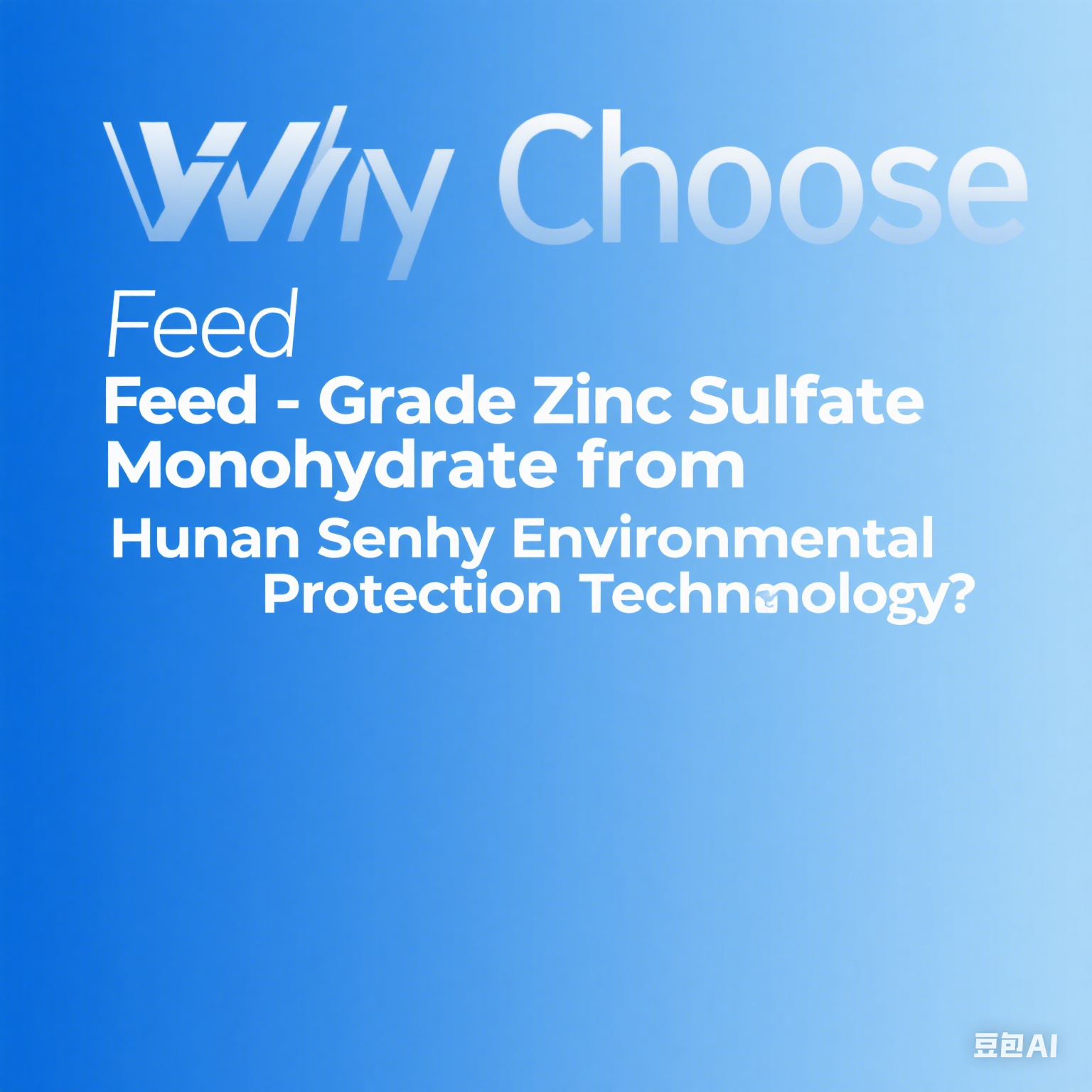 Why Choose Feed-Grade Zinc Sulfate Monohydrate from Hunan Senhy Environmental Protection Technology? Why Choose Feed-Grade Zinc Sulfate Monohydrate from Hunan Senhy Environmental Protection Technology?